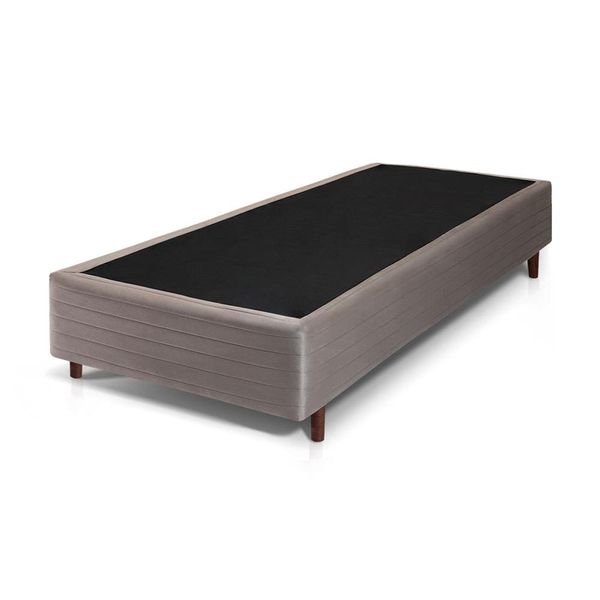 Base Box para Colchão King Size Hellen Dublin 26x96x203cm Bege