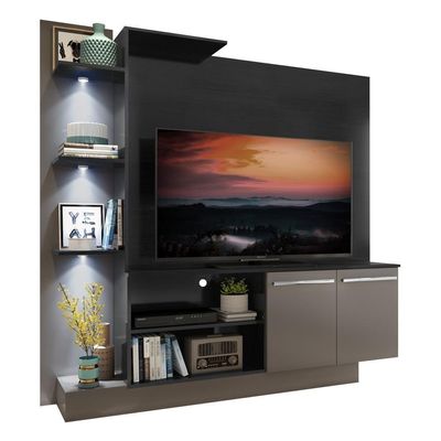 Estante Tv 55" Com 3 Leds E 2 Portas Dallas MultimóveisV3399