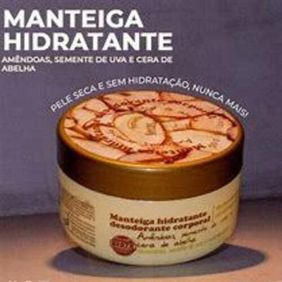 Manteiga Hidratante Amêndoas, Sememte De Uva E Cera De Abelha - Dokmos - 200gr