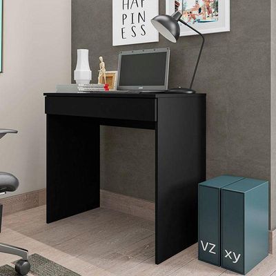 Mesa Para Computador Alexia Preto Fosco - Ajl