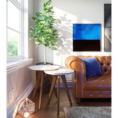 Kit Mesa Lateral Classic Redonda Off White - Imcal