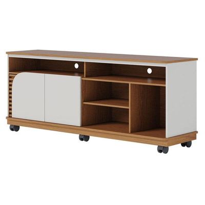 Rack Bancada Jurerê 1.5 Freijó Off White Matte - Colibri