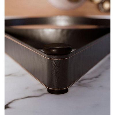 Espelho Decorativo Para Sala De Estar Aqua 60cm Preto - Imcal