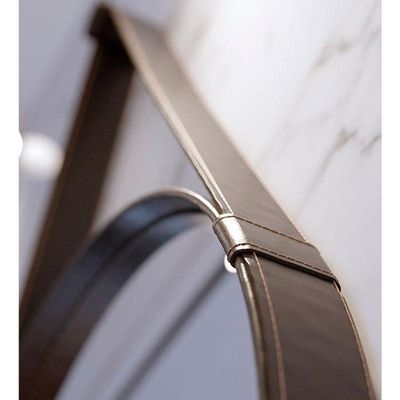 Espelho Decorativo Para Sala De Estar Aqua 60cm Preto - Imcal