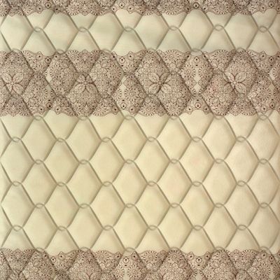 Colchão Queen Espuma D28 Guarda Costas Probel 14cm Branco/Marrom (158x198x14cm)