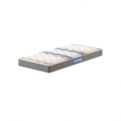Colchão Solteiro Espuma D45 Guarda Costas Probel 20cm Branco/Cinza (88x188x20cm)