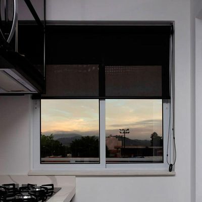 Persiana Rolo Screen 3% Preto - 2,00m X 2,70m