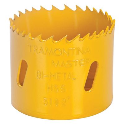 Serra Copo Bi-metalica 51 Mm 2" Tramontina Com Dentes Em Aço Rapido Hss