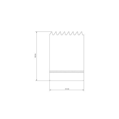 Serra Copo Bi-metalica 51 Mm 2" Tramontina Com Dentes Em Aço Rapido Hss