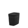 Lixeira Tramontina Compact Em Polipropileno Preto Com Tampa Basculante 6,5 L