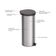 Lixeira Inox Pedal New Tramontina Com Acabamento Polido 30 L