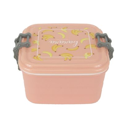 Marmita Quadrada em Plástico Le Lunch Trave 550ml - Item Sortido Salmão