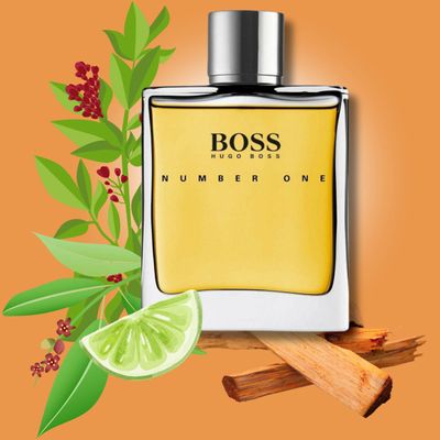 Perfume Number One Boss Edt Selo Adipec - Perfume Masculino 100ml