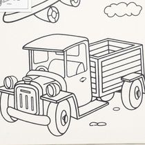 Kit Pintura Tela 25x30 cm - Avião/Caminhão - Kits for Kids