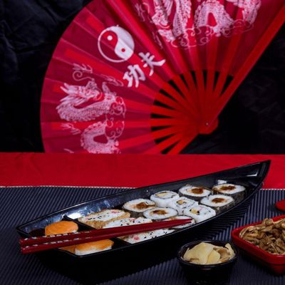Barca Sushi 3,5l Verde Em Polipropileno Linha Tropical Vem