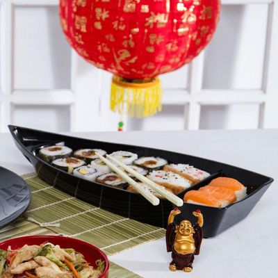 Barca Sushi 3,5l Verde Em Polipropileno Linha Tropical Vem