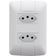 Kit 8 Conjunto 4x2 2 Tomadas 2p+t Tramontina Aria 10a 250v Branco