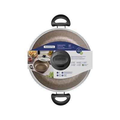 Fritadeira Multiuso Tramontina Paris Em Alumínio Com Revestimento Em Antiaderente Starflon Max