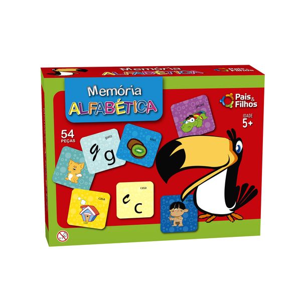 Jogo - Memória Alfabética - Pais & Filhos PAIS2814