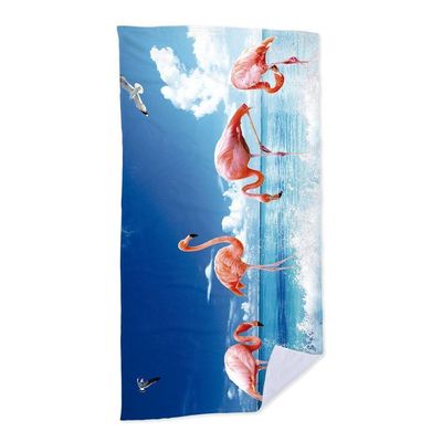 Toalha De Praia Landscape Flamingo  criativas e clássicas