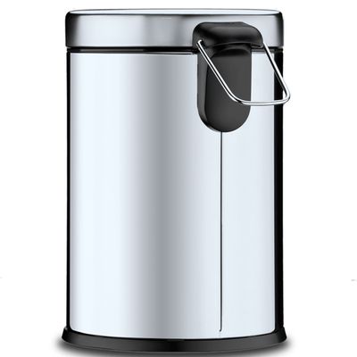 Lixeira Inox com Pedal e Balde 3L e Alça Externa Decorline - Brinox 3040/201