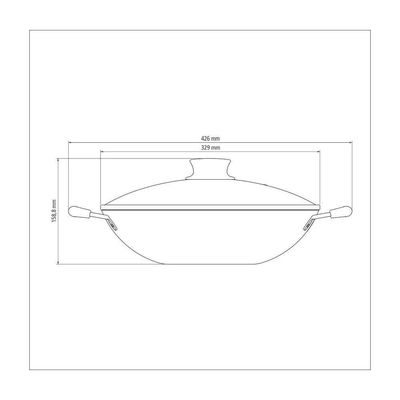 Wok Tramontina Paris Com Revestimento Interno E Externo Em Antiaderente Starflon Max Vermelho