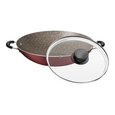 Wok Tramontina Paris Com Revestimento Interno E Externo Em Antiaderente Starflon Max Vermelho