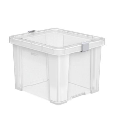 Caixa Organizadora Tramontina Office Em Polipropileno Transparente 30 L
