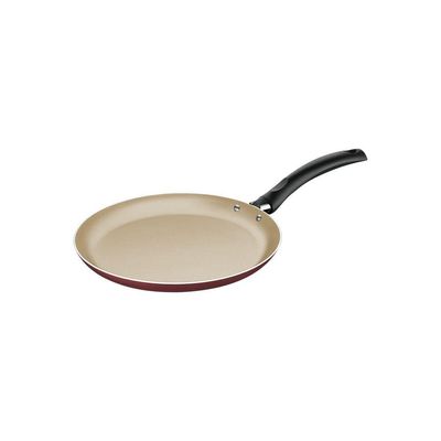 Panquequeira Tramontina Turim Interno E Externo Em Antiaderente Starflon Max Vermelha 18 Cm
