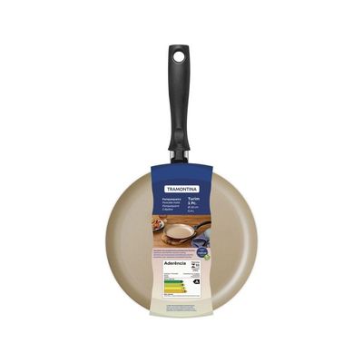 Panquequeira Tramontina Turim Interno E Externo Em Antiaderente Starflon Max Vermelha 18 Cm