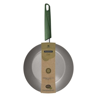 Frigideira Tramontina Lyf Em Alumínio Com Revestimento Interno E Externo Em Antiaderente Starflon Max Verde 24 Cm