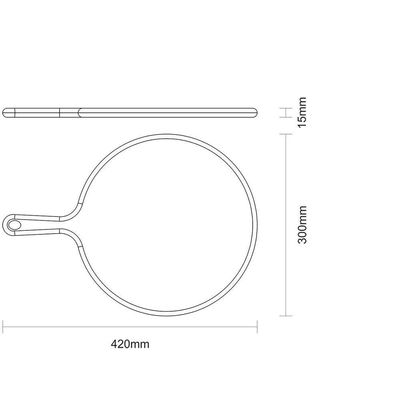 Tábua Para Pizza Tramontina Provence Em Madeira Teca Fsc 40 Cm