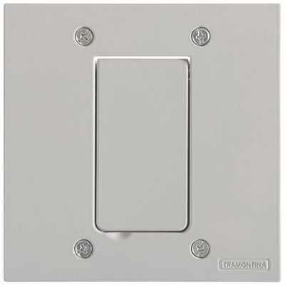 Tampa 1 Posto 4x4 Para Piso Tramontina Modular Cinza