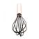 Batedor De Ovos Fouet Cabo De Aço Inox Rose Gold 26,5 Cm