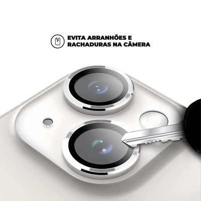 Protetor de Lente para iPhone 13 Mini - Prata - Gshield