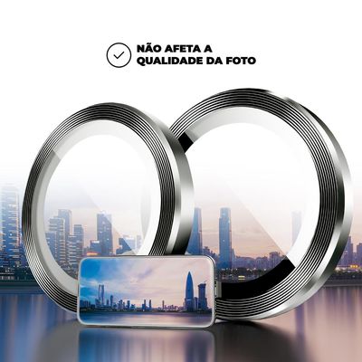 Protetor de Lente para iPhone 13 Mini - Prata - Gshield