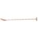 Kit 2 Colher Bailarina Revestimento De Bronze 27 Cm - Mimo