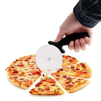 Carretilha Cortador De Massa Lisa Pizza Em Aço Inox Resistente