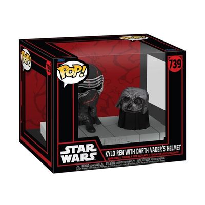 Boneco Funko Pop! Deluxe StarWars Kylo e Máscara Darth Vader