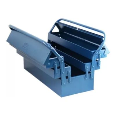 Caixa de ferramentas Fercar N. 07 metal 20X50X21 azul Sanfonada