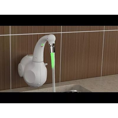 Torneira Elétrica Lumen De Parede Branca - Hydra 127v