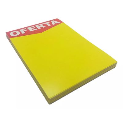 Placa De Oferta Preço Comércio C/ 100 Un Tamanho 45x65 CM