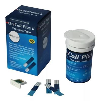150 Tiras De Glicose On Call Plus Ii