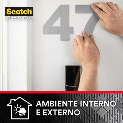 Fita Dupla Face Fixa Forte 3m 24mm X 2m 1810