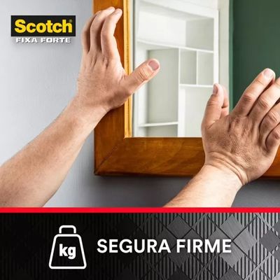 Fita Dupla Face Fixa Forte 3m 24mm X 2m 1810