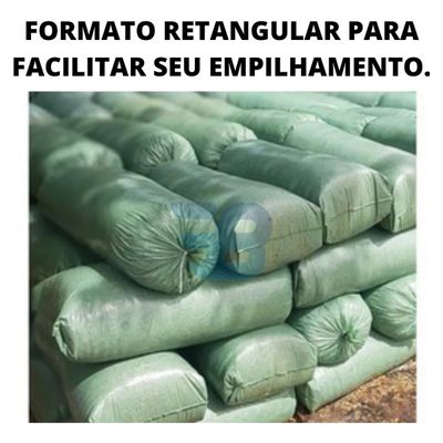 100un Saco Para Silagem 52x110 200micras + 100 Abraçadeiras