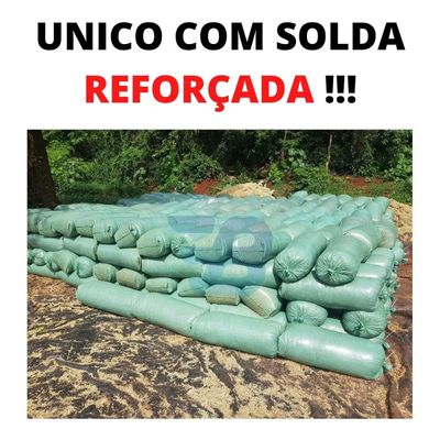 100un Saco Para Silagem 52x110 200micras + 100 Abraçadeiras