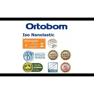 Colchão Iso Nanolastic Black Solteiro 88x188x25