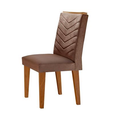 Sala jantar Tampo MDF c/6 Cadeiras marrom, off white,imbuia