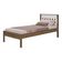 Cama De Solteiro Para Colchão 88 X 188 Cm Multimóveis Nogal Branco